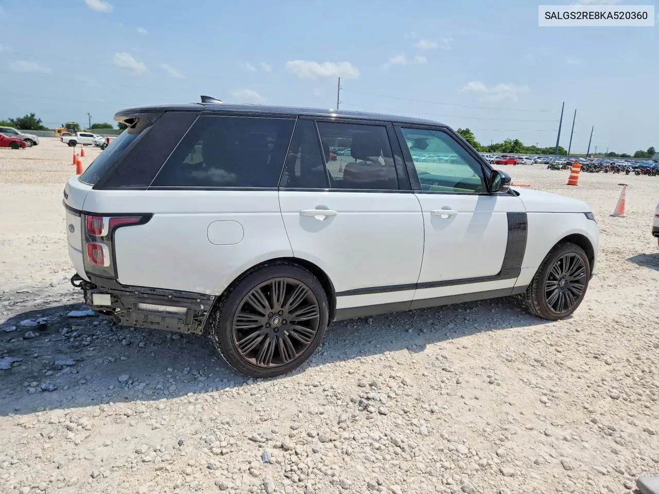 2019 Land Rover Range Rover Supercharged VIN: SALGS2RE8KA520360 Lot: 58460956
