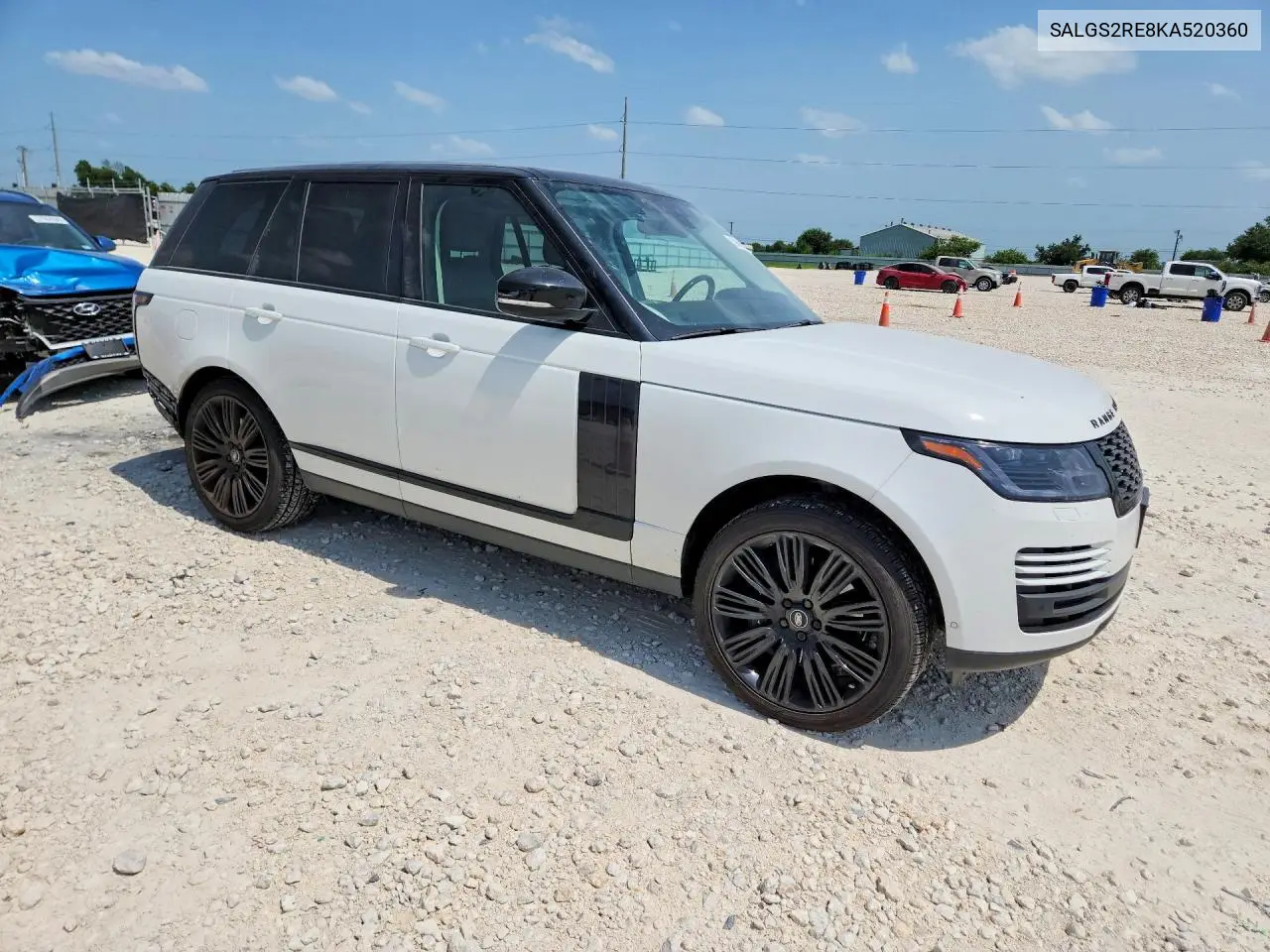2019 Land Rover Range Rover Supercharged VIN: SALGS2RE8KA520360 Lot: 58460956