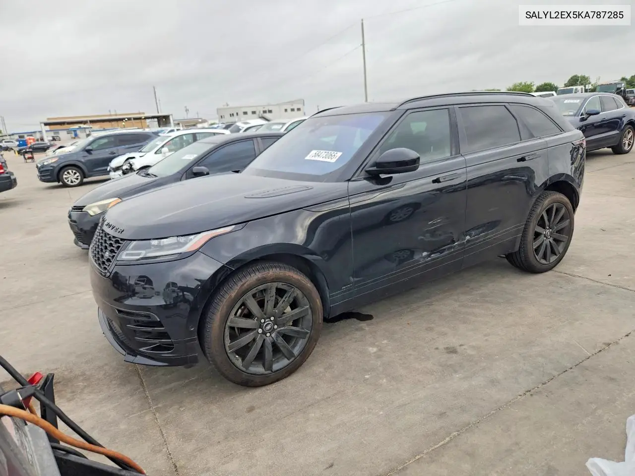 2019 Land Rover Range Rover Velar R-Dynamic Se VIN: SALYL2EX5KA787285 Lot: 58473066
