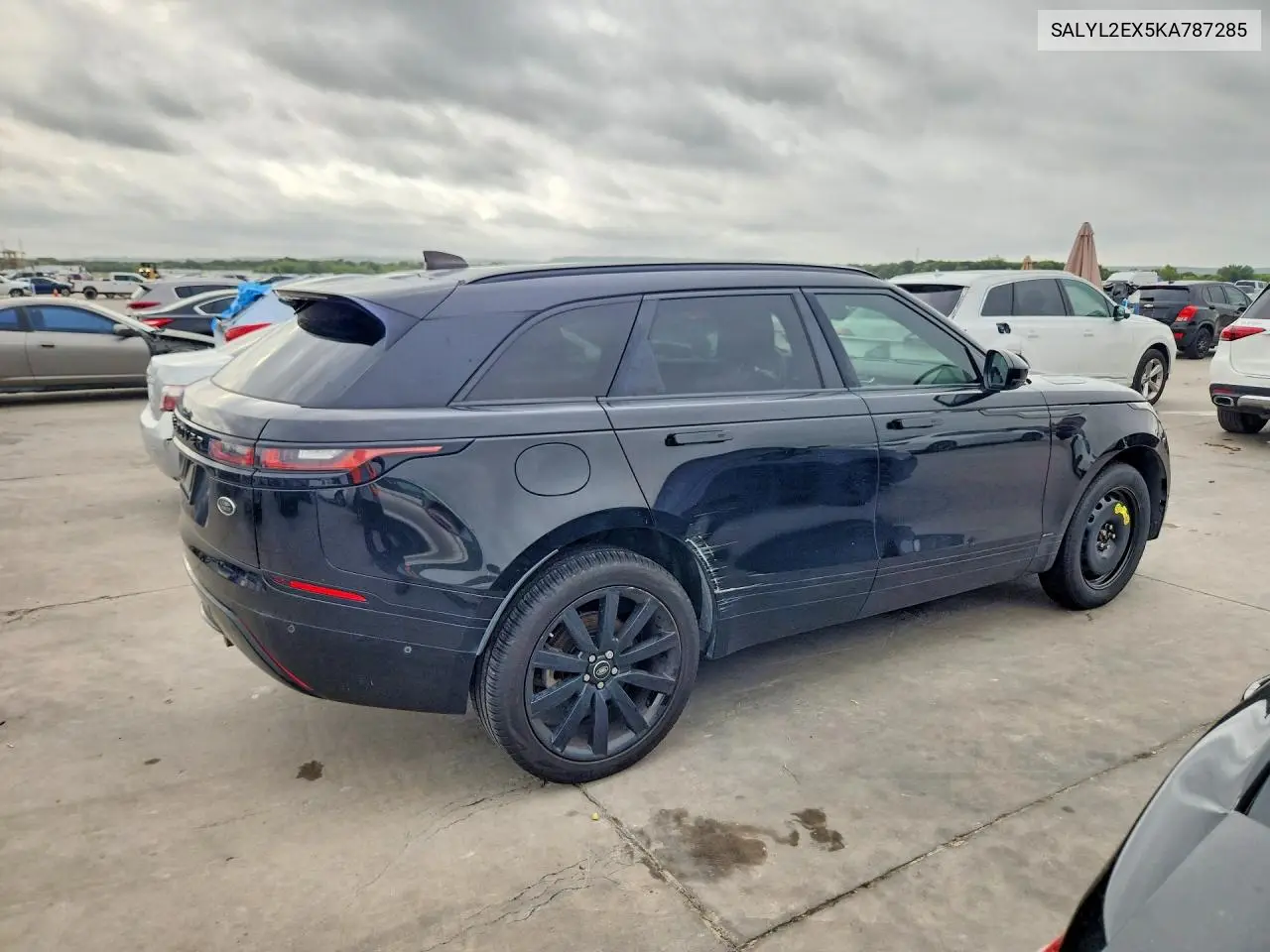 2019 Land Rover Range Rover Velar R-Dynamic Se VIN: SALYL2EX5KA787285 Lot: 58473066
