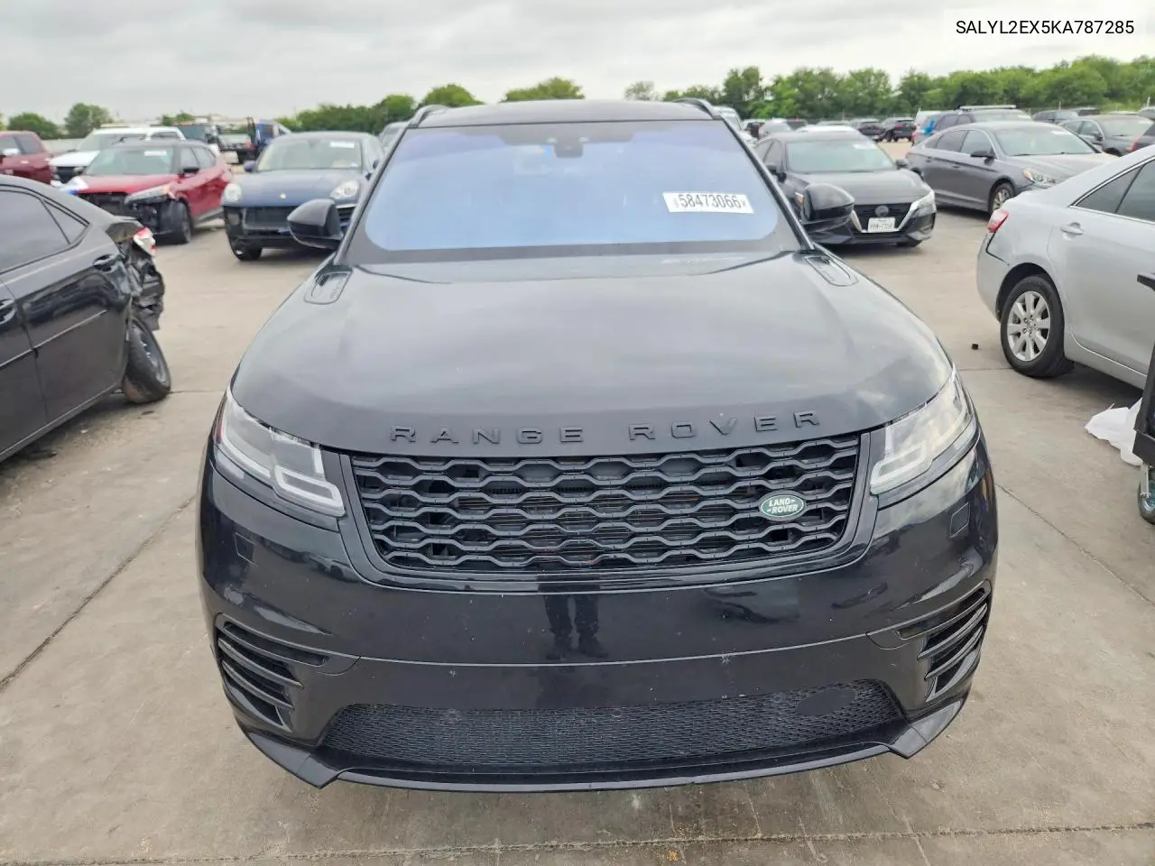 2019 Land Rover Range Rover Velar R-Dynamic Se VIN: SALYL2EX5KA787285 Lot: 58473066