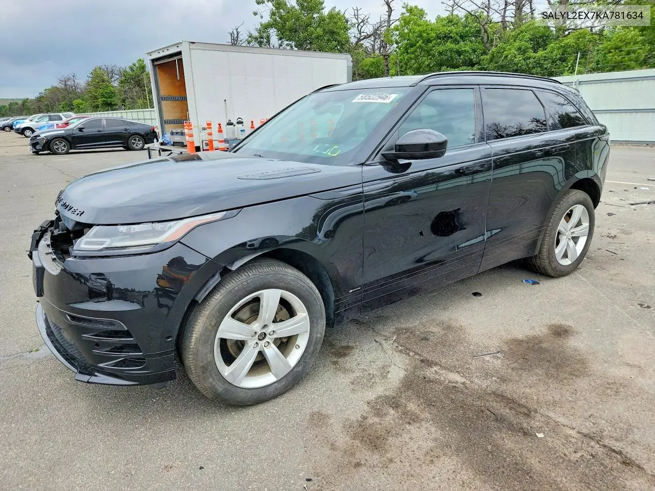 2019 Land Rover Range Rover Velar R-Dynamic Se VIN: SALYL2EX7KA781634 Lot: 58522946
