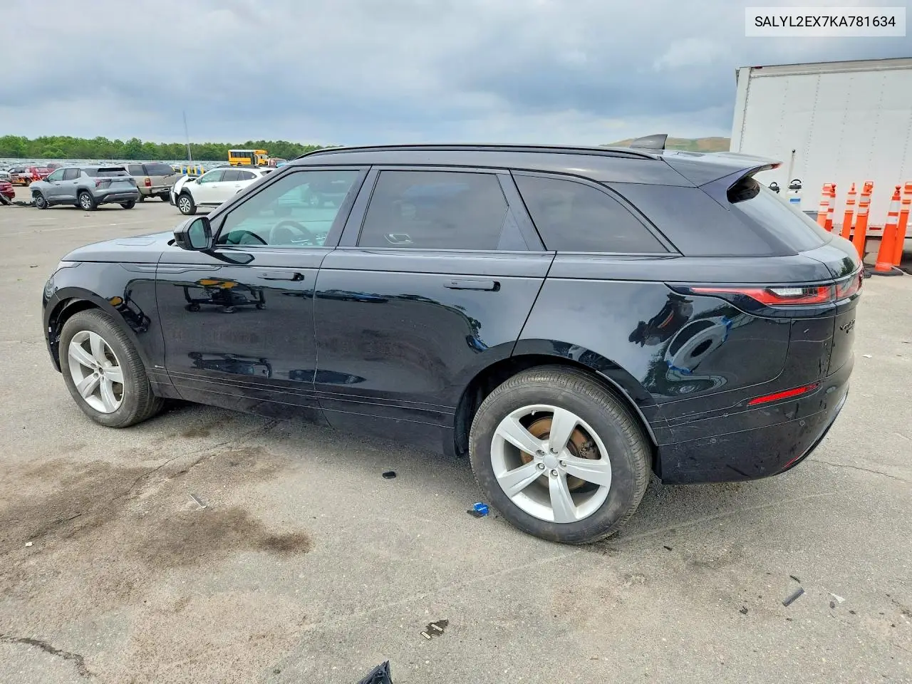 2019 Land Rover Range Rover Velar R-Dynamic Se VIN: SALYL2EX7KA781634 Lot: 58522946