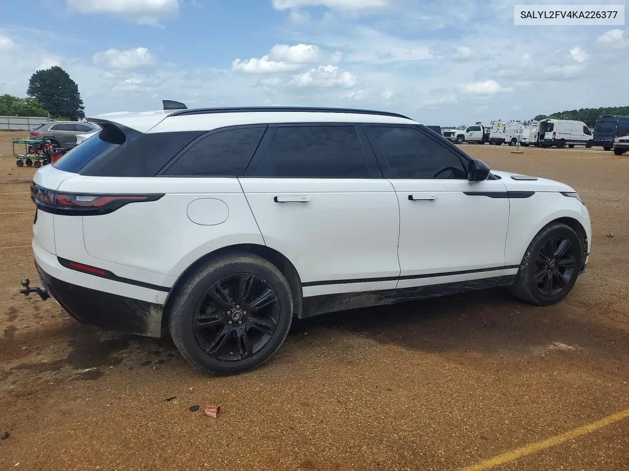 2019 Land Rover Range Rover Velar R-Dynamic Se VIN: SALYL2FV4KA226377 Lot: 58537476