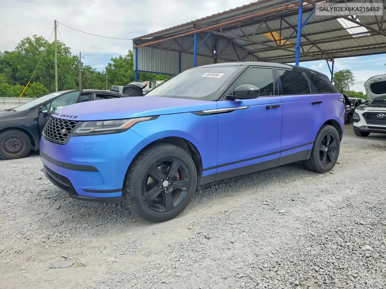 2019 Land Rover Range Rover Velar S VIN: SALYB2EX6KA215452 Lot: 58698086