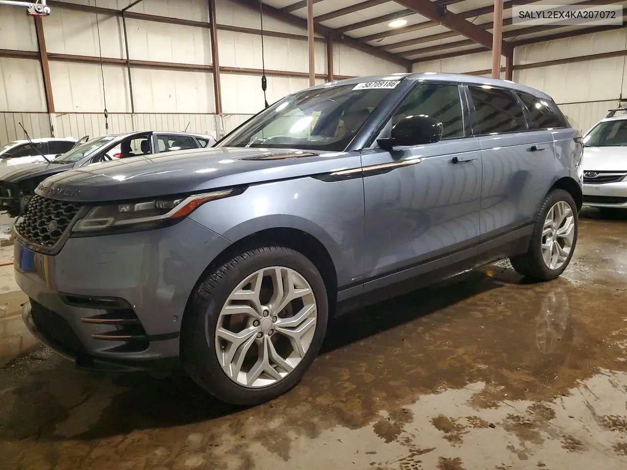 2019 Land Rover Range Rover Velar R-Dynamic Se VIN: SALYL2EX4KA207072 Lot: 58709186