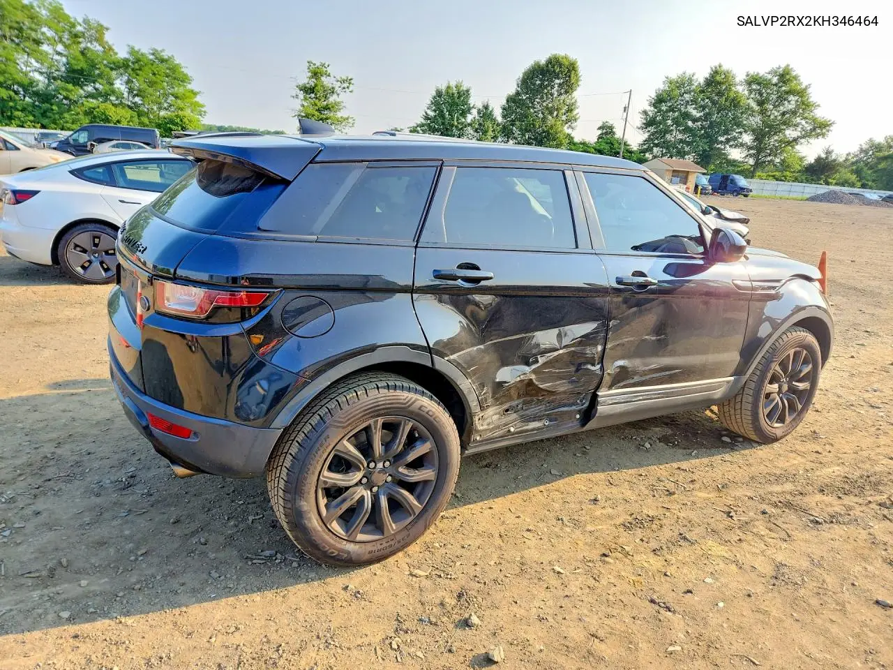 2019 Land Rover Range Rover Evoque Se VIN: SALVP2RX2KH346464 Lot: 58824176