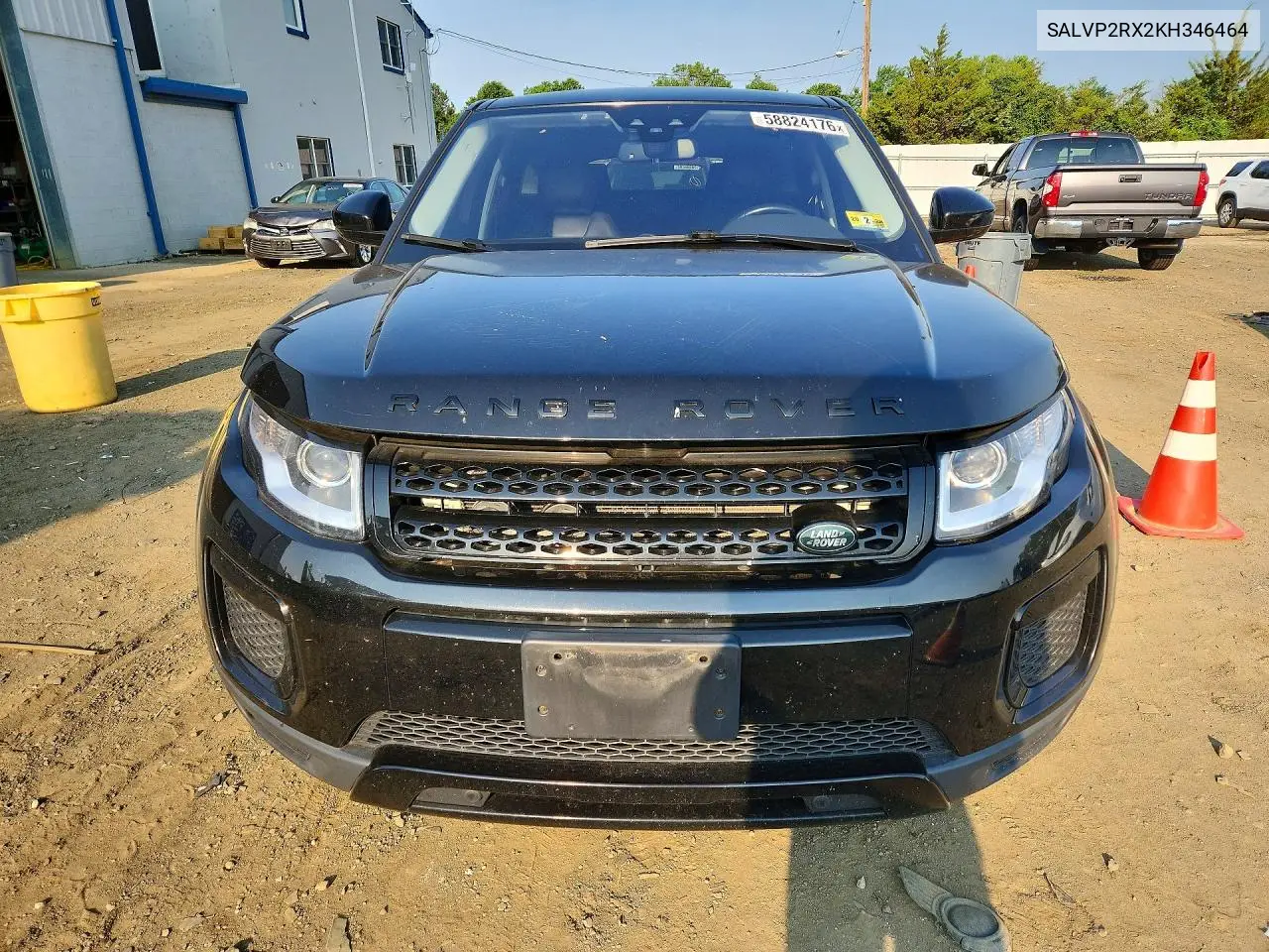 2019 Land Rover Range Rover Evoque Se VIN: SALVP2RX2KH346464 Lot: 58824176