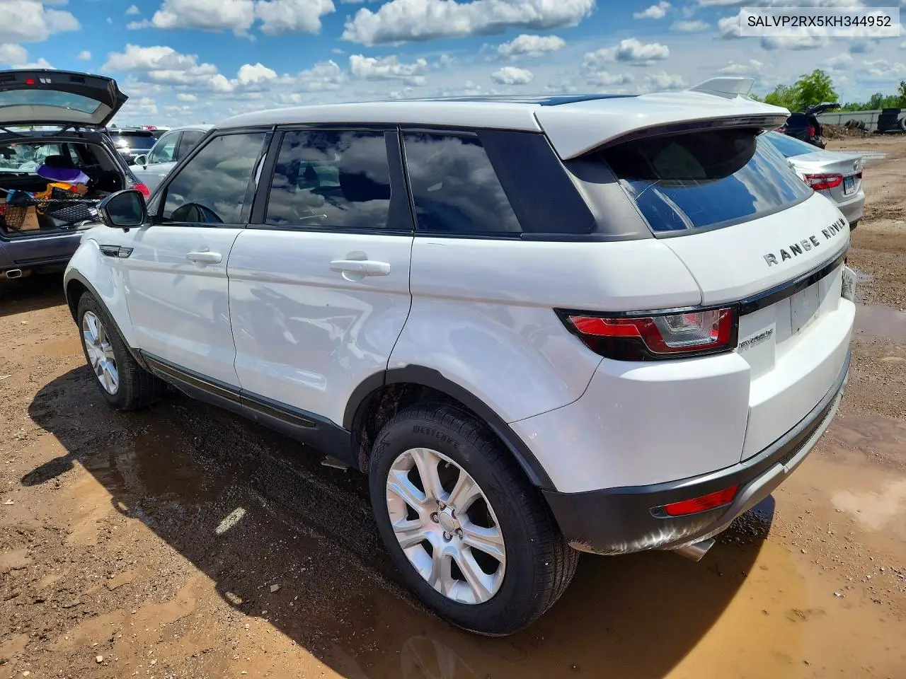2019 Land Rover Range Rover Evoque Se VIN: SALVP2RX5KH344952 Lot: 58940266