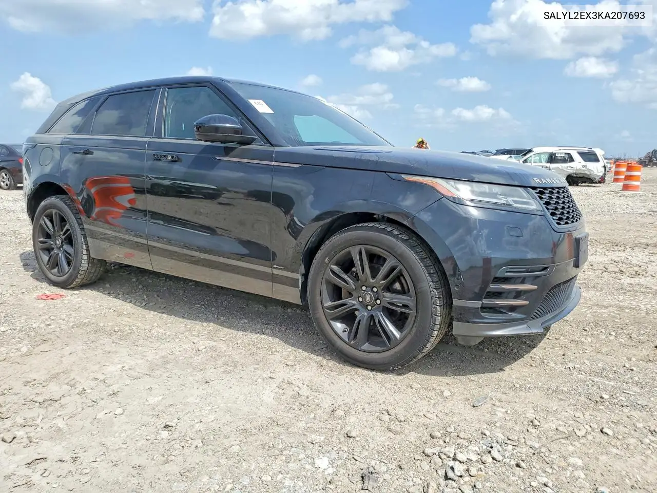 2019 Land Rover Range Rover Velar R-Dynamic Se VIN: SALYL2EX3KA207693 Lot: 59141786