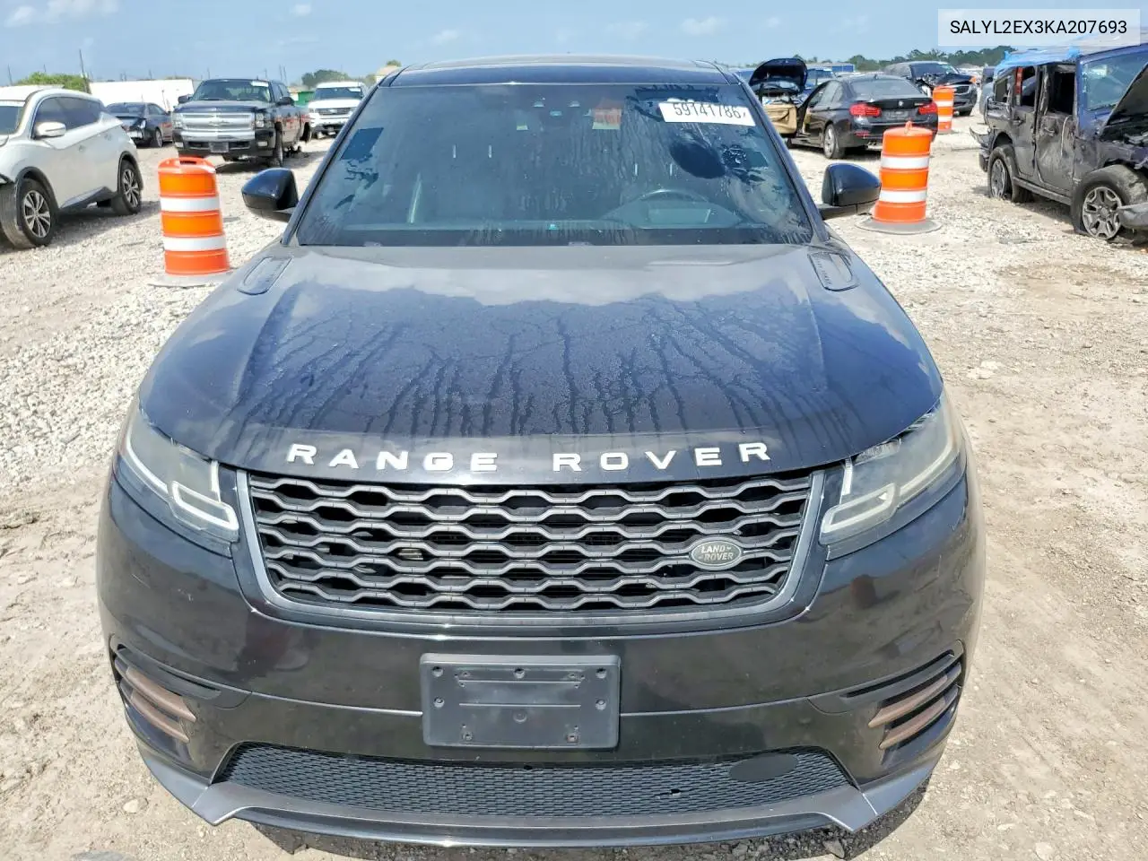 2019 Land Rover Range Rover Velar R-Dynamic Se VIN: SALYL2EX3KA207693 Lot: 59141786