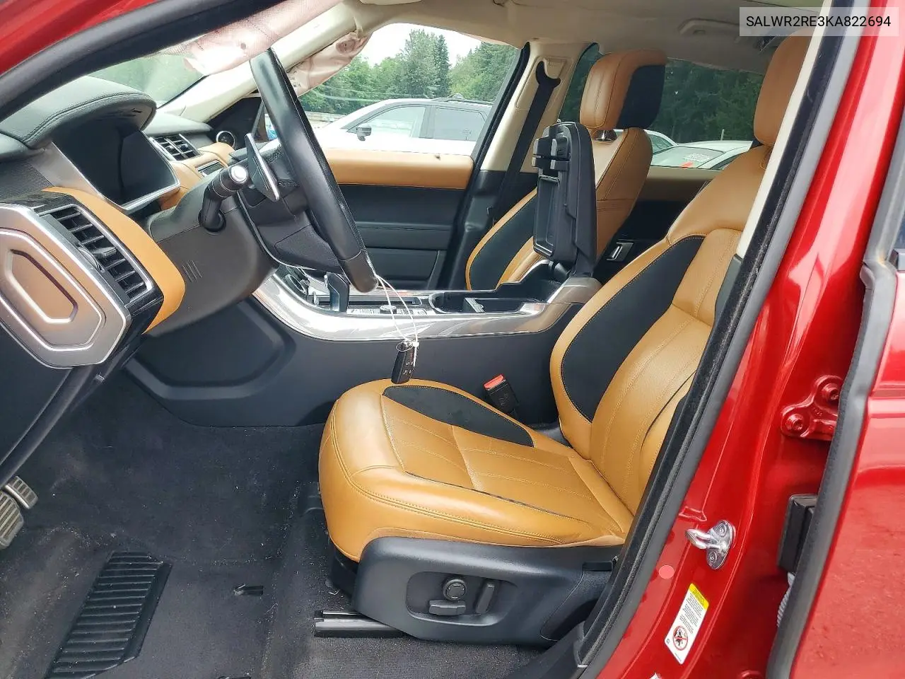 2019 Land Rover Range Rover Sport Supercharged Dynamic VIN: SALWR2RE3KA822694 Lot: 59172426