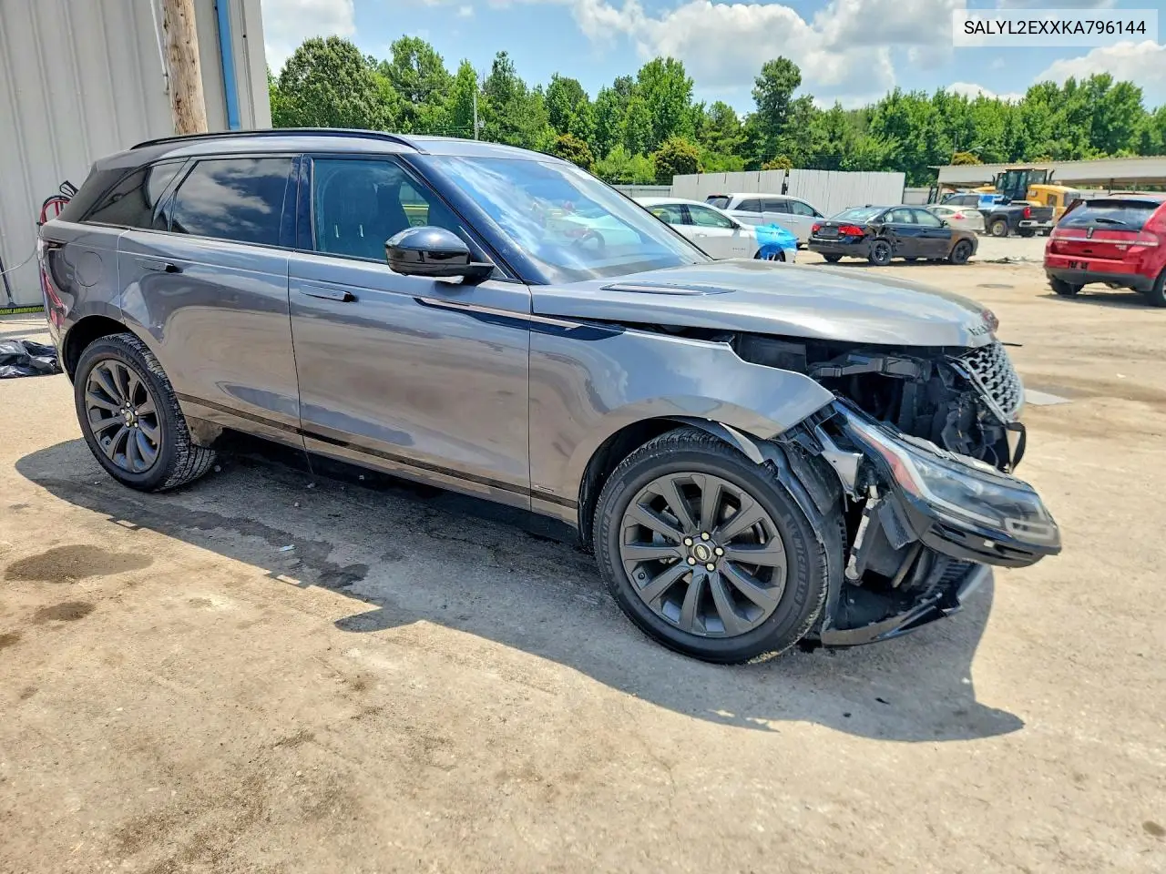 2019 Land Rover Range Rover Velar R-Dynamic Se VIN: SALYL2EXXKA796144 Lot: 59367016