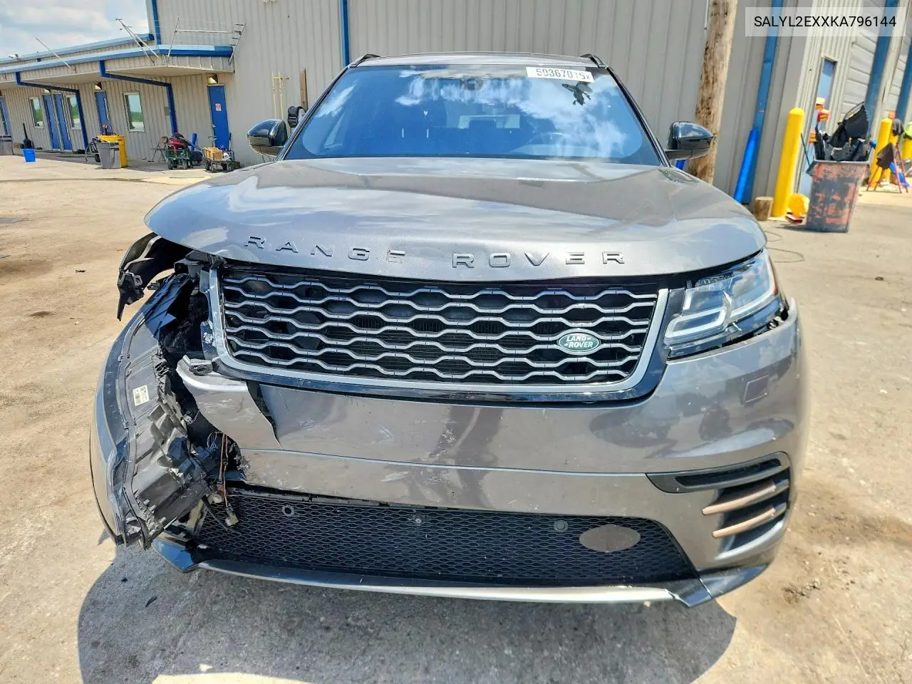 2019 Land Rover Range Rover Velar R-Dynamic Se VIN: SALYL2EXXKA796144 Lot: 59367016