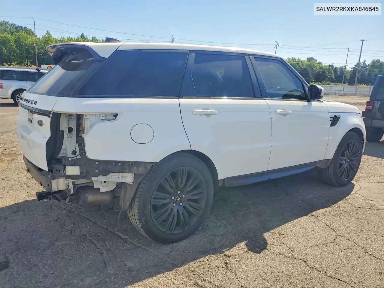 2019 Land Rover Range Rover Sport Hse VIN: SALWR2RKXKA846545 Lot: 59389716