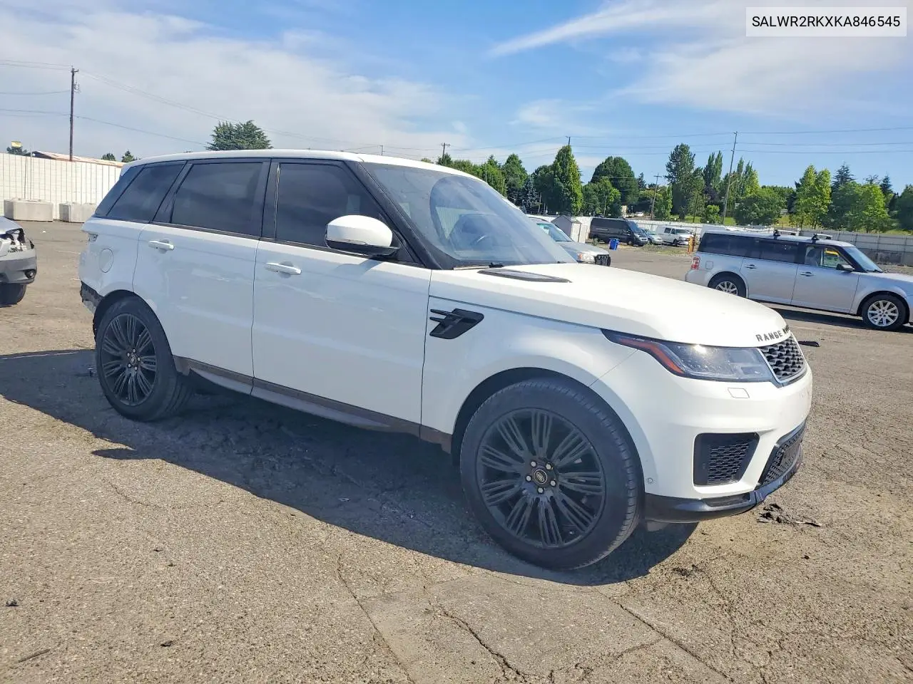 2019 Land Rover Range Rover Sport Hse VIN: SALWR2RKXKA846545 Lot: 59389716