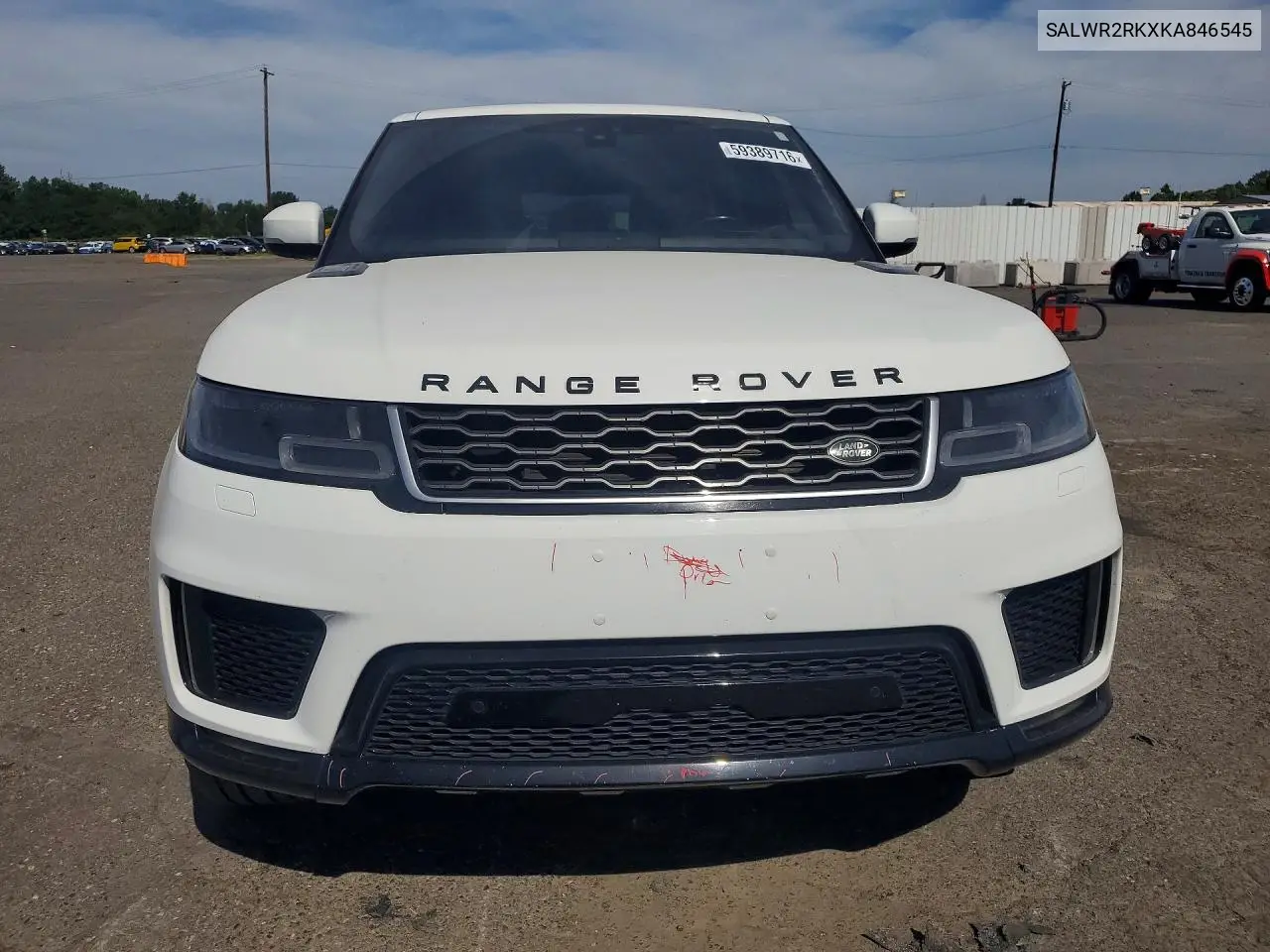 2019 Land Rover Range Rover Sport Hse VIN: SALWR2RKXKA846545 Lot: 59389716
