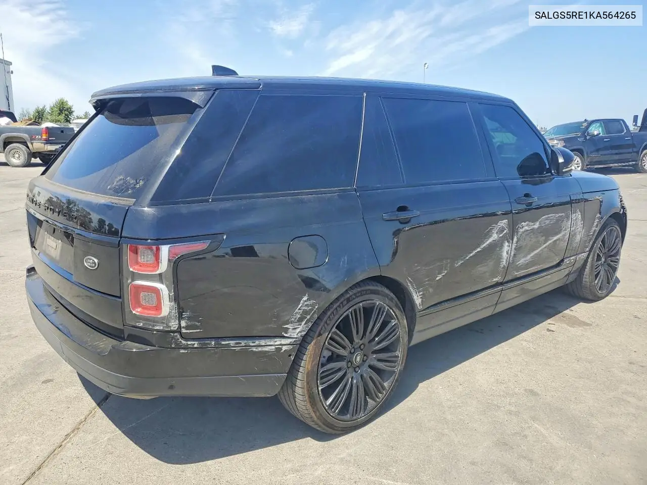 2019 Land Rover Range Rover Supercharged VIN: SALGS5RE1KA564265 Lot: 59394766