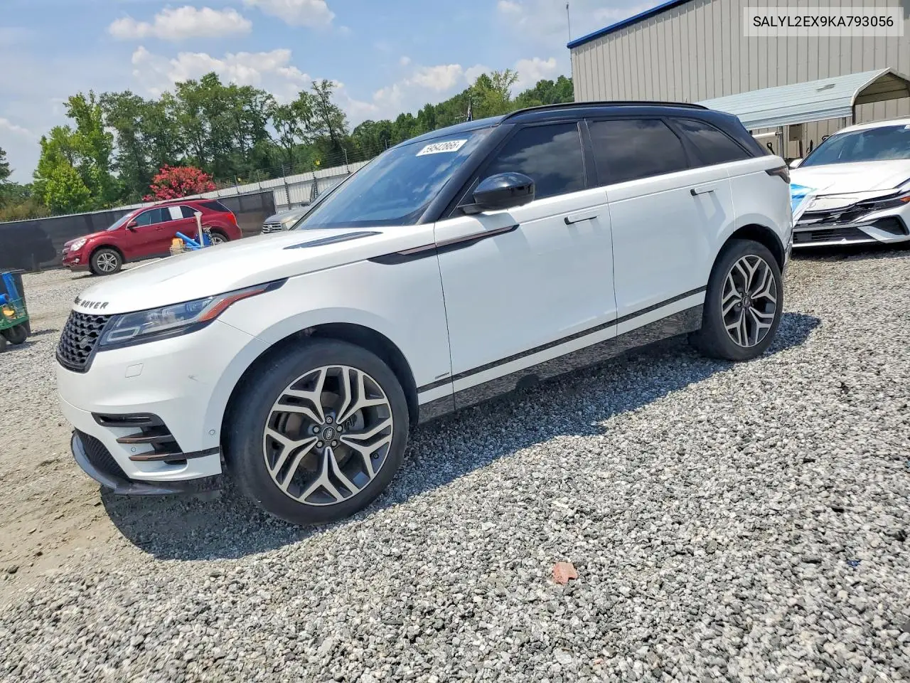 2019 Land Rover Range Rover Velar R-Dynamic Se VIN: SALYL2EX9KA793056 Lot: 59542866
