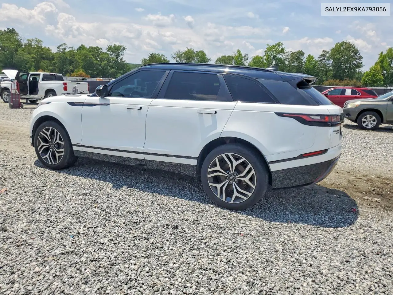 2019 Land Rover Range Rover Velar R-Dynamic Se VIN: SALYL2EX9KA793056 Lot: 59542866