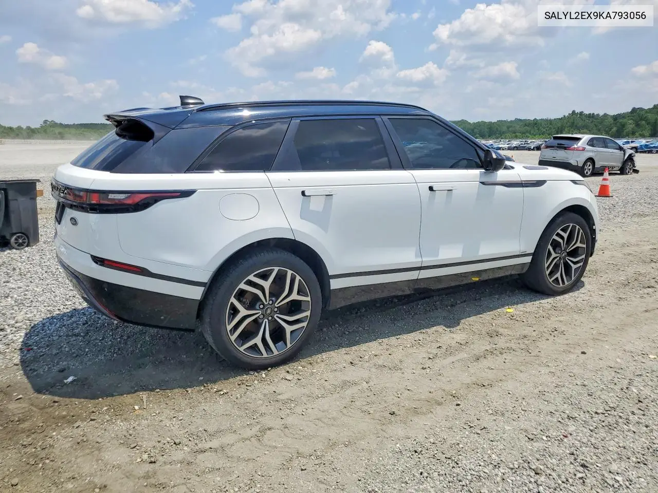 2019 Land Rover Range Rover Velar R-Dynamic Se VIN: SALYL2EX9KA793056 Lot: 59542866