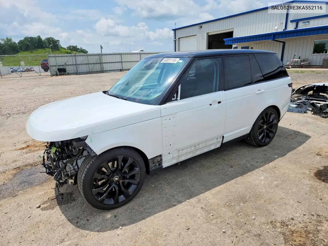 2019 Land Rover Range Rover Supercharged VIN: SALGS2RE3KA552116 Lot: 60051116