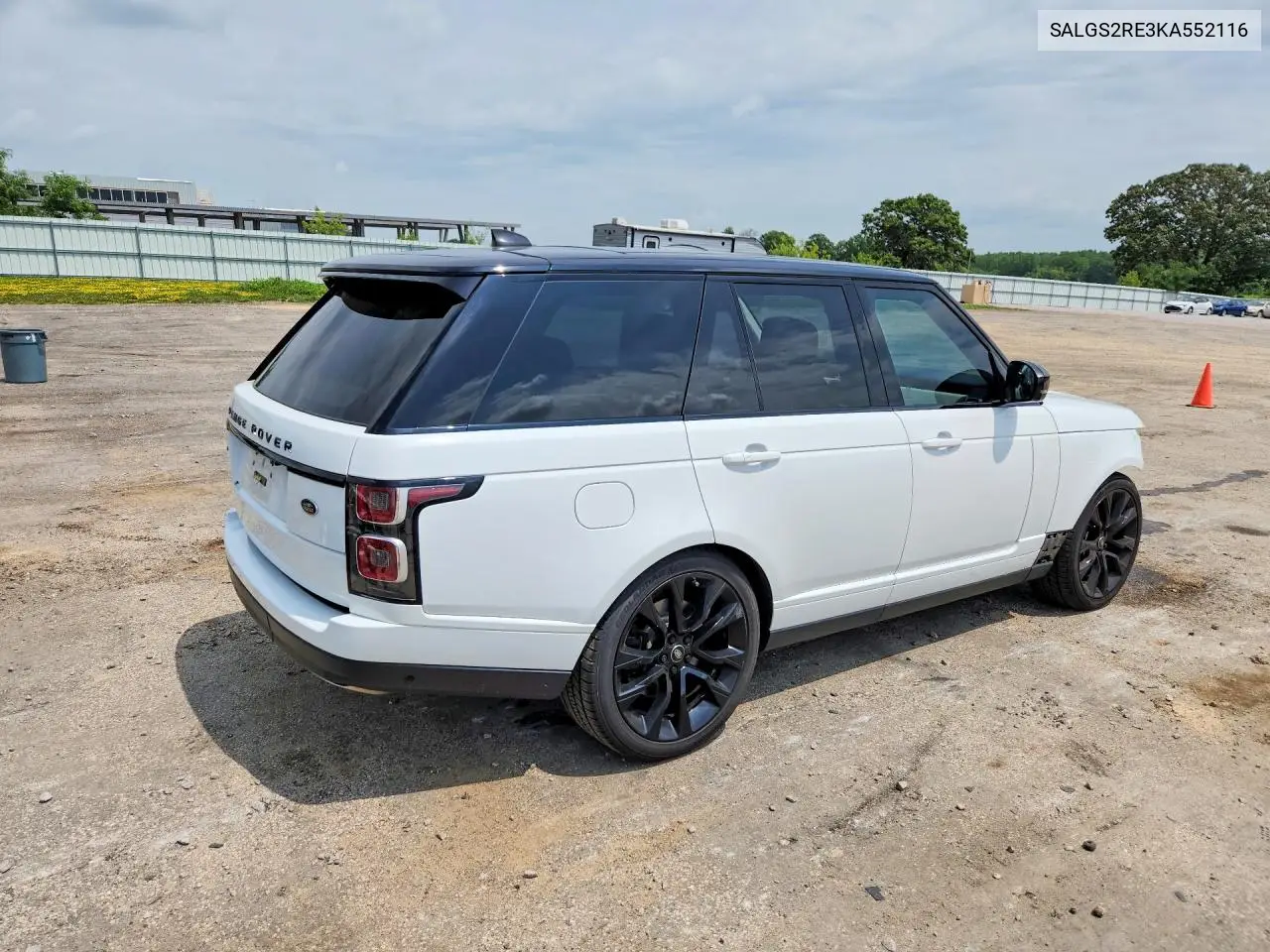 2019 Land Rover Range Rover Supercharged VIN: SALGS2RE3KA552116 Lot: 60051116