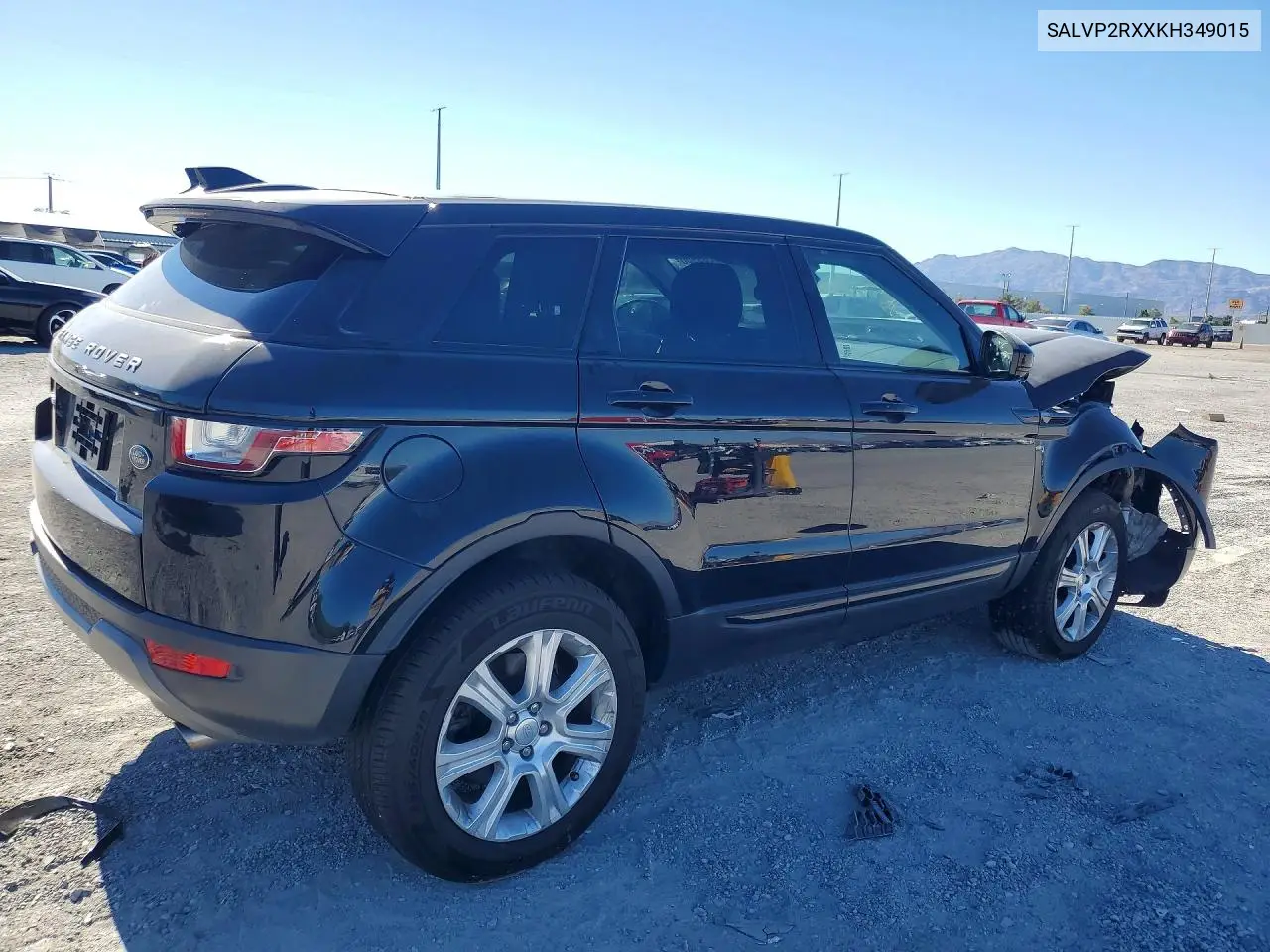 2019 Land Rover Range Rover Evoque Se VIN: SALVP2RXXKH349015 Lot: 60209956