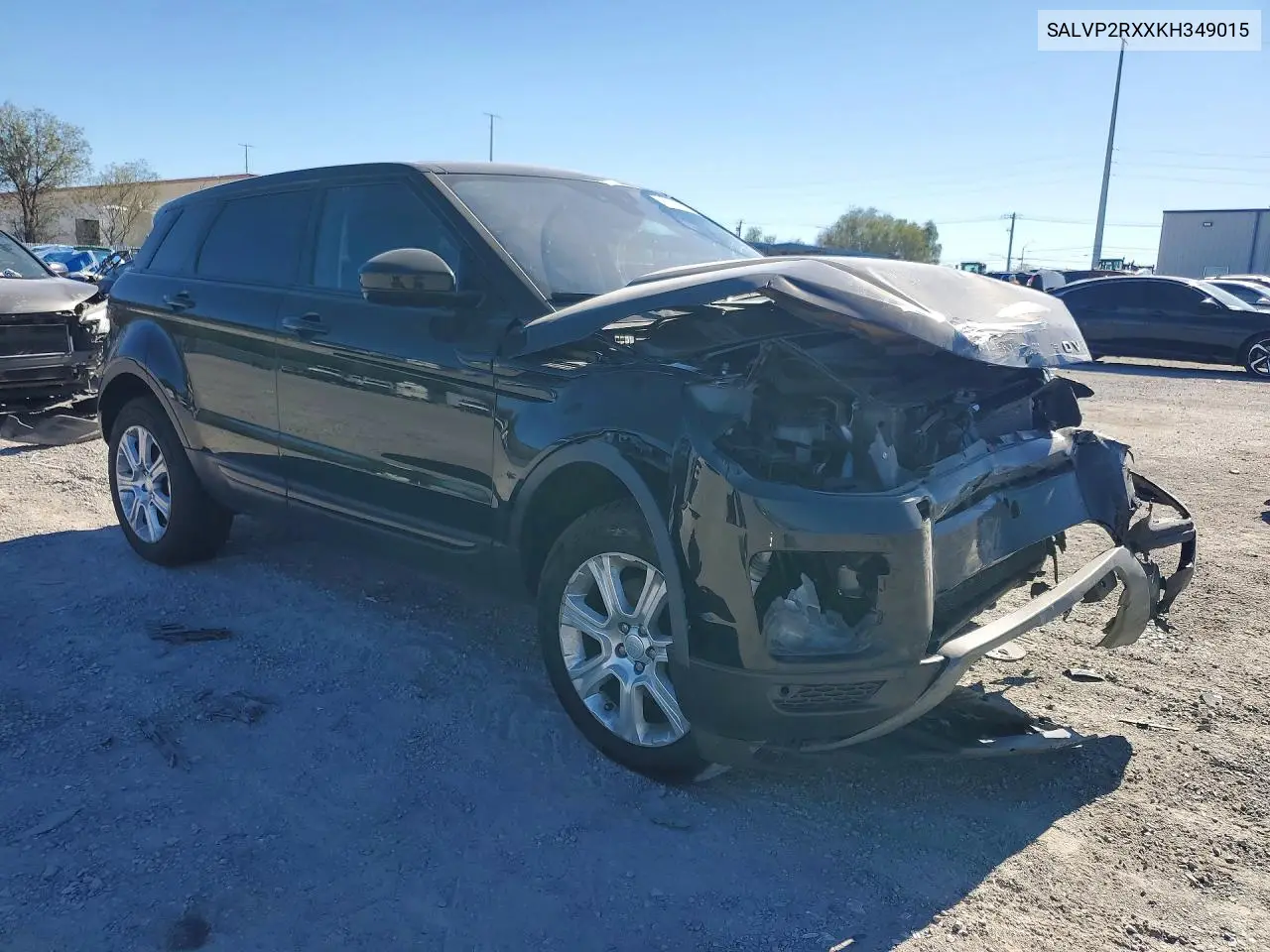2019 Land Rover Range Rover Evoque Se VIN: SALVP2RXXKH349015 Lot: 60209956