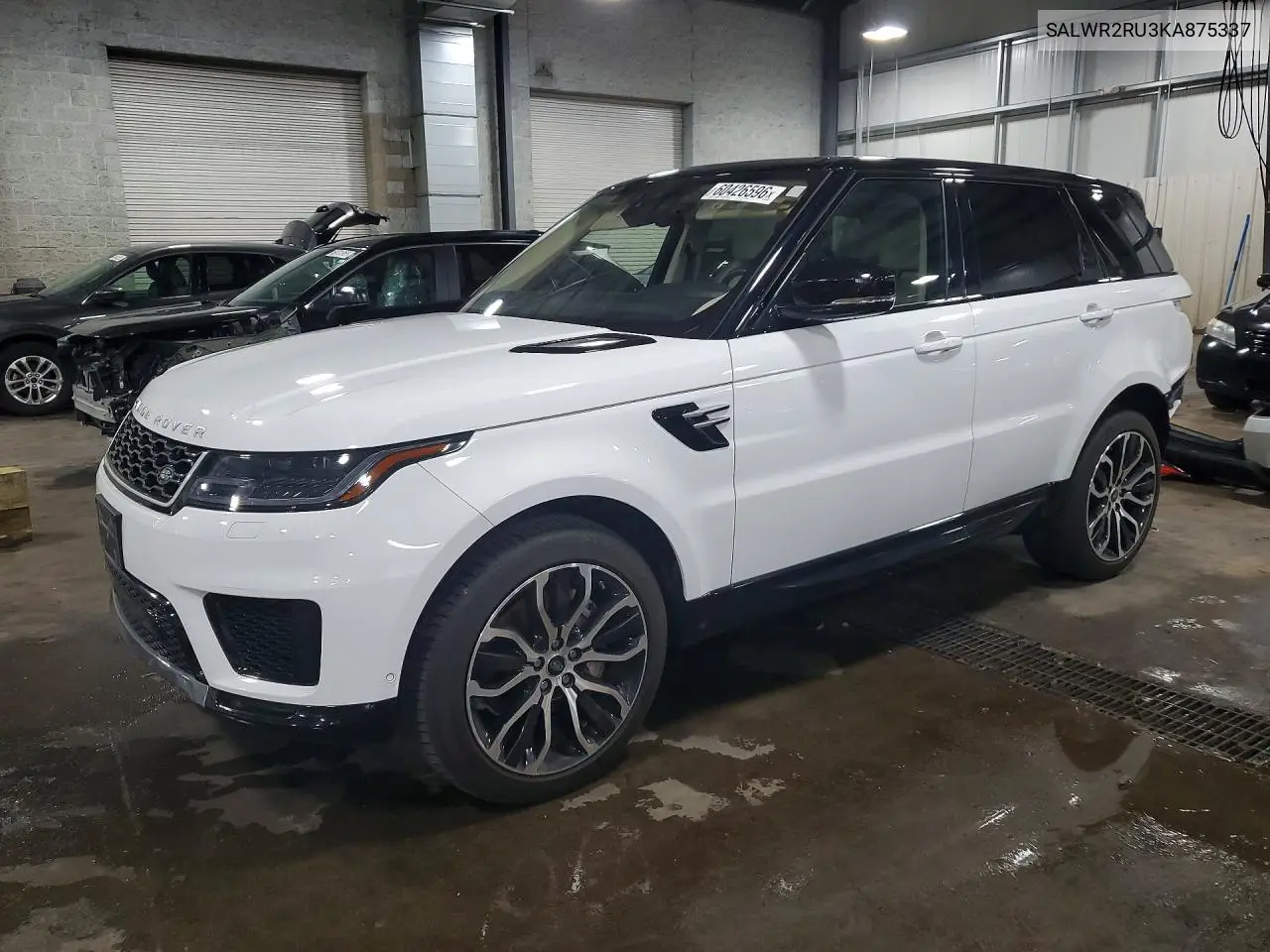 2019 Land Rover Range Rover Sport Hse VIN: SALWR2RU3KA875337 Lot: 60426596