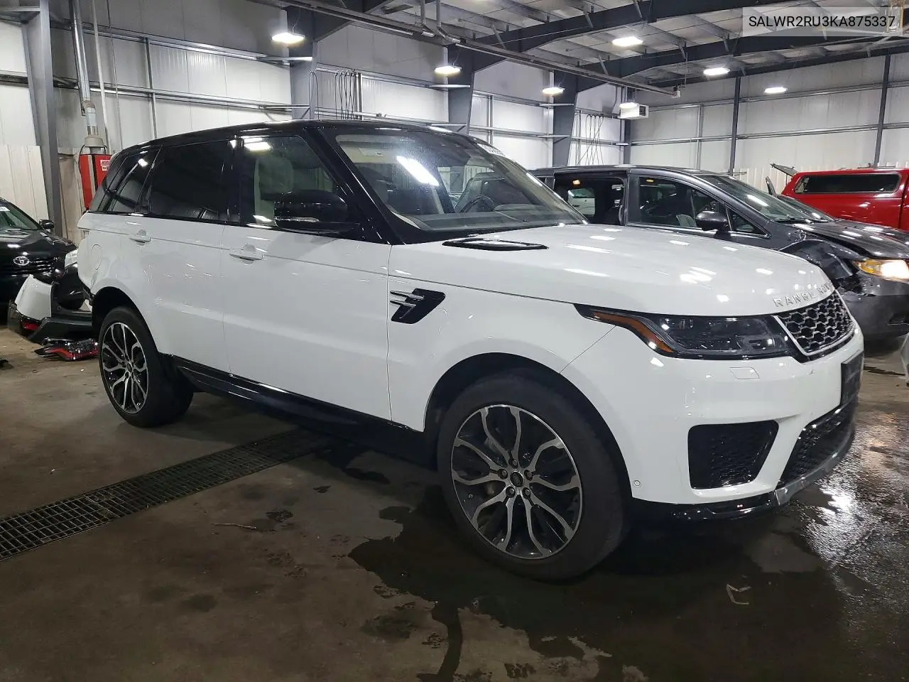 2019 Land Rover Range Rover Sport Hse VIN: SALWR2RU3KA875337 Lot: 60426596