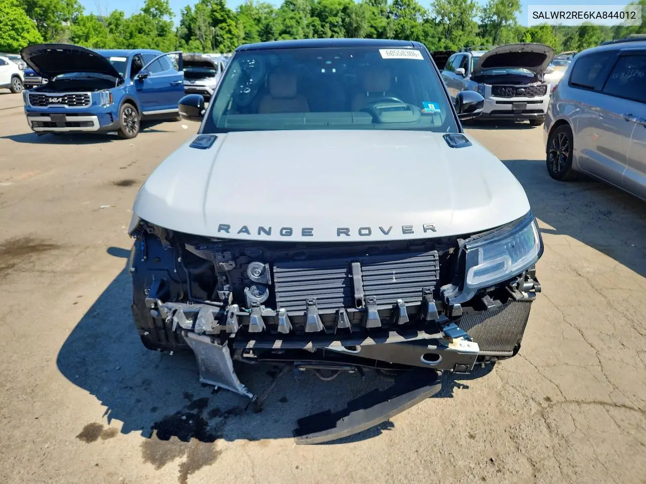 2019 Land Rover Range Rover Sport Supercharged Dynamic VIN: SALWR2RE6KA844012 Lot: 60558306