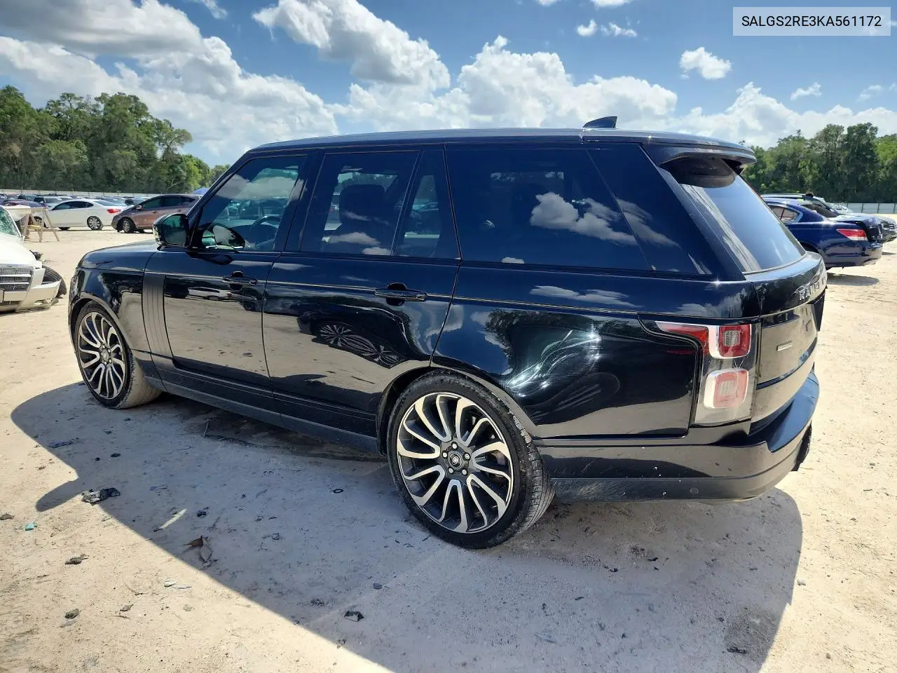 2019 Land Rover Range Rover Supercharged VIN: SALGS2RE3KA561172 Lot: 60700476