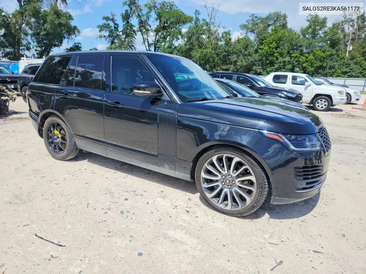 2019 Land Rover Range Rover Supercharged VIN: SALGS2RE3KA561172 Lot: 60700476