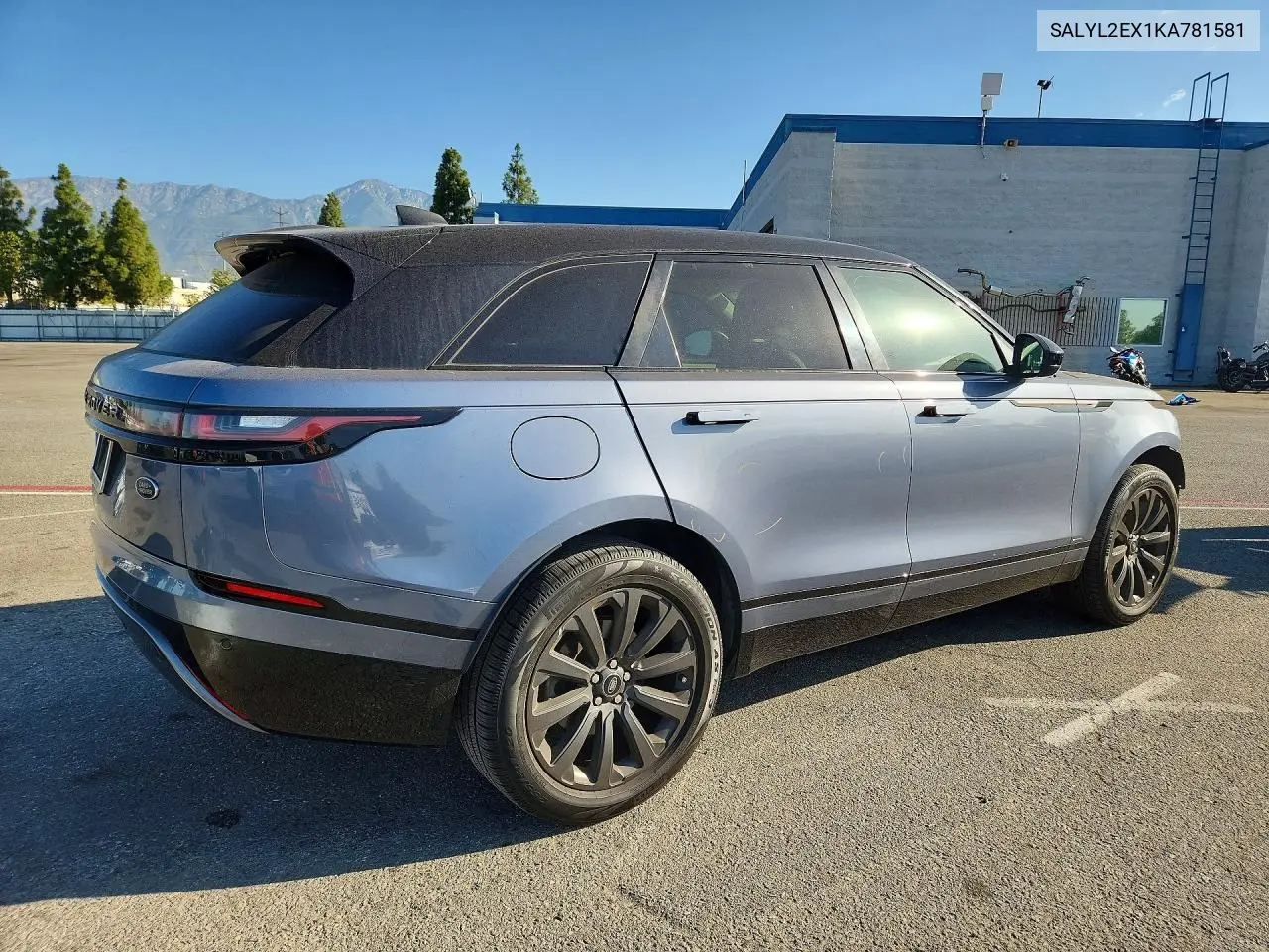 2019 Land Rover Range Rover Velar R-Dynamic Se VIN: SALYL2EX1KA781581 Lot: 60780606