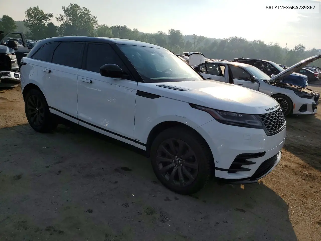 2019 Land Rover Range Rover Velar R-Dynamic Se VIN: SALYL2EX6KA789367 Lot: 60803016