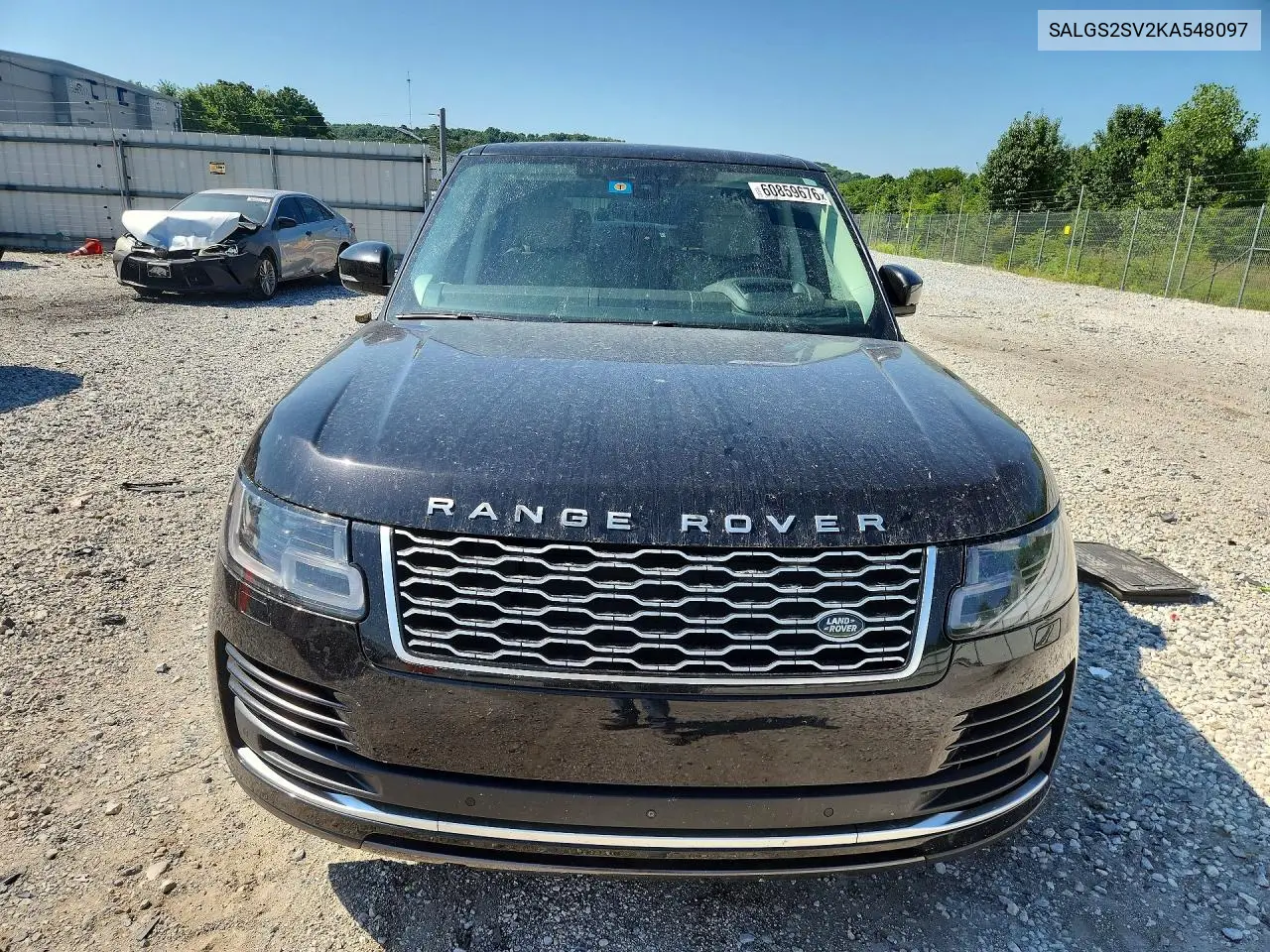 2019 Land Rover Range Rover Hse VIN: SALGS2SV2KA548097 Lot: 60859676