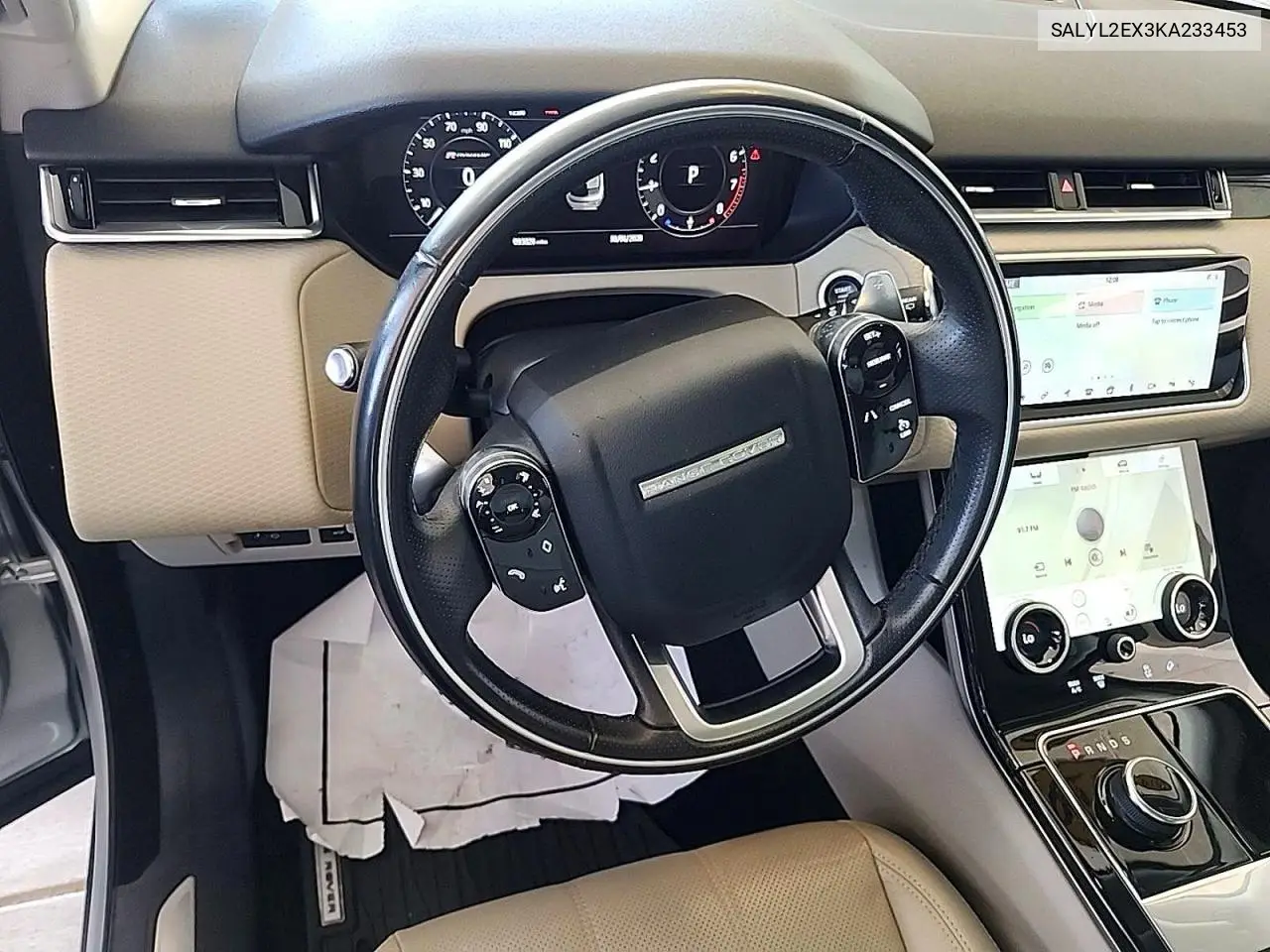 2019 Land Rover Range Rover Velar R-Dynamic Se VIN: SALYL2EX3KA233453 Lot: 60967066