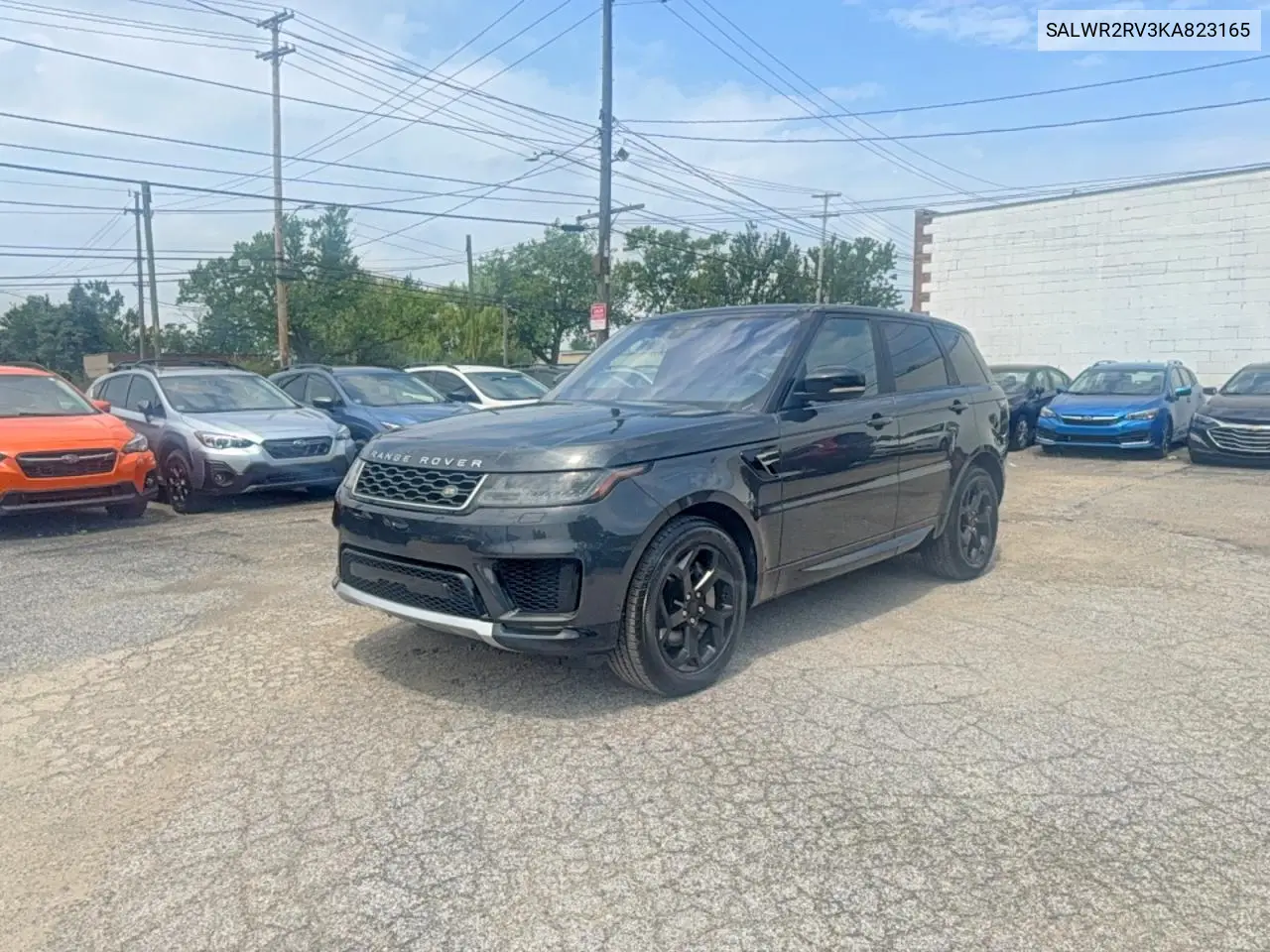 2019 Land Rover Range Rover Sport Hse VIN: SALWR2RV3KA823165 Lot: 60983436
