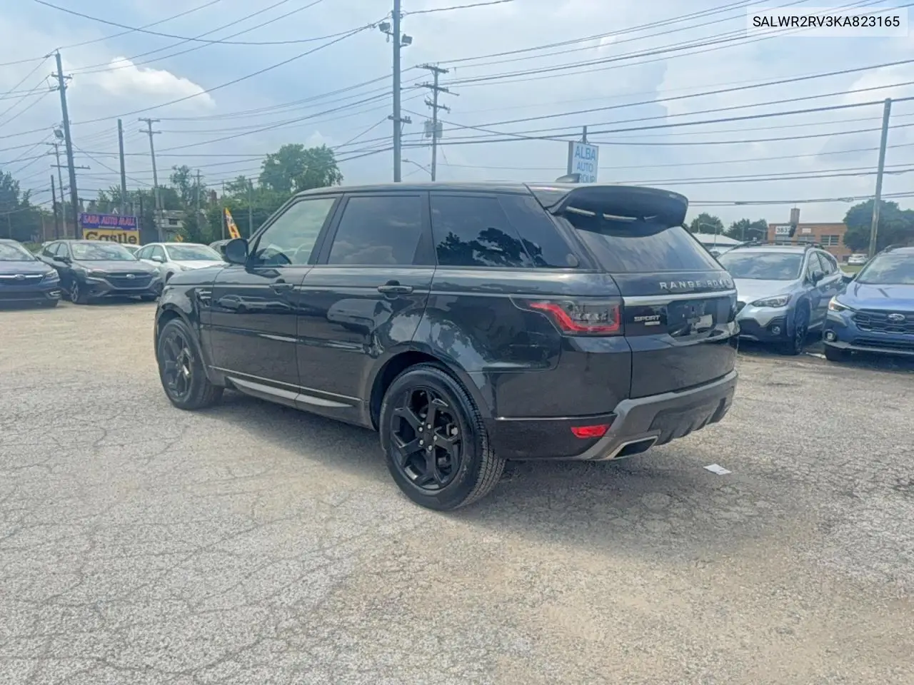 2019 Land Rover Range Rover Sport Hse VIN: SALWR2RV3KA823165 Lot: 60983436