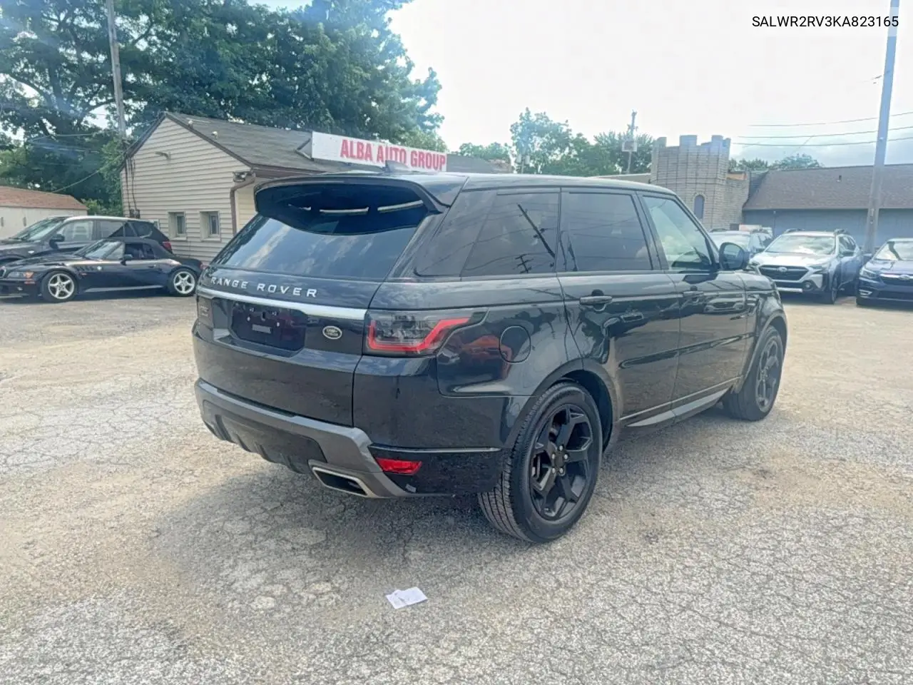2019 Land Rover Range Rover Sport Hse VIN: SALWR2RV3KA823165 Lot: 60983436
