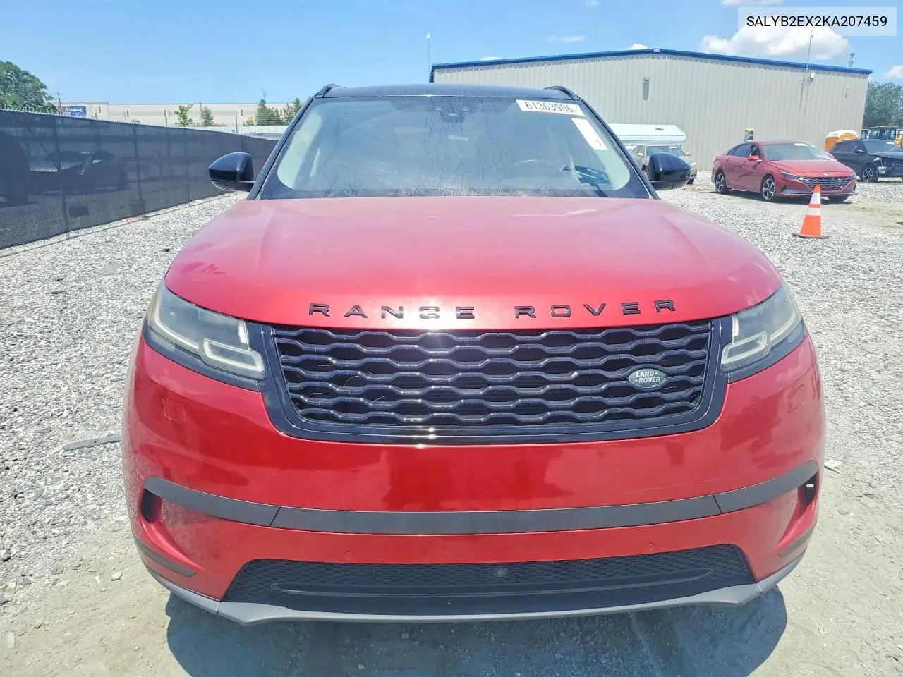 2019 Land Rover Range Rover Velar S VIN: SALYB2EX2KA207459 Lot: 61363906