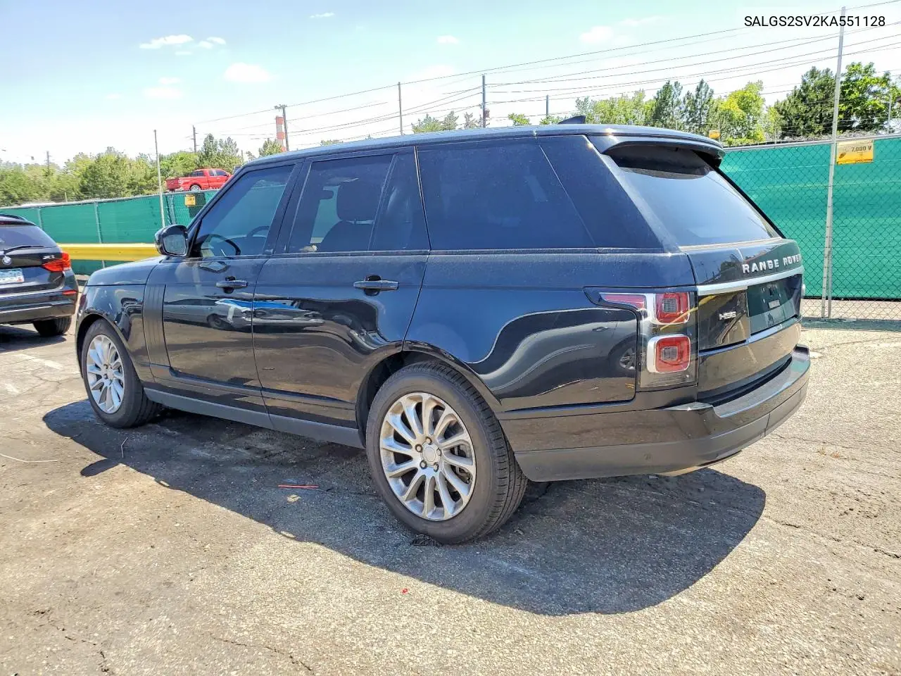 2019 Land Rover Range Rover Hse VIN: SALGS2SV2KA551128 Lot: 61422886