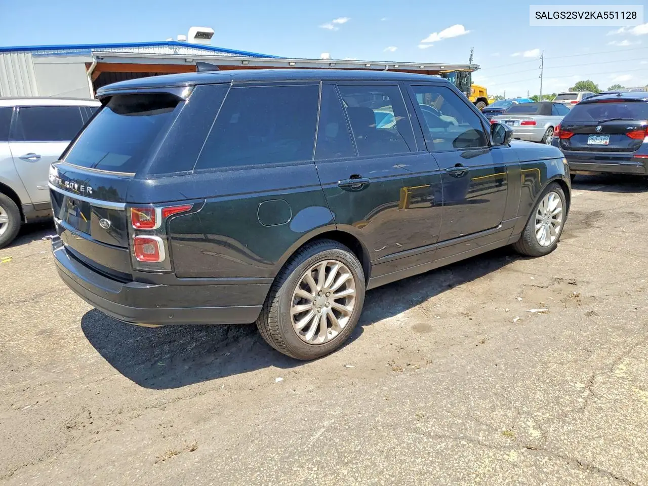 2019 Land Rover Range Rover Hse VIN: SALGS2SV2KA551128 Lot: 61422886