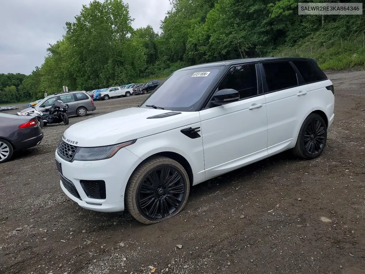 2019 Land Rover Range Rover Sport Supercharged Dynamic VIN: SALWR2RE3KA864346 Lot: 61511856