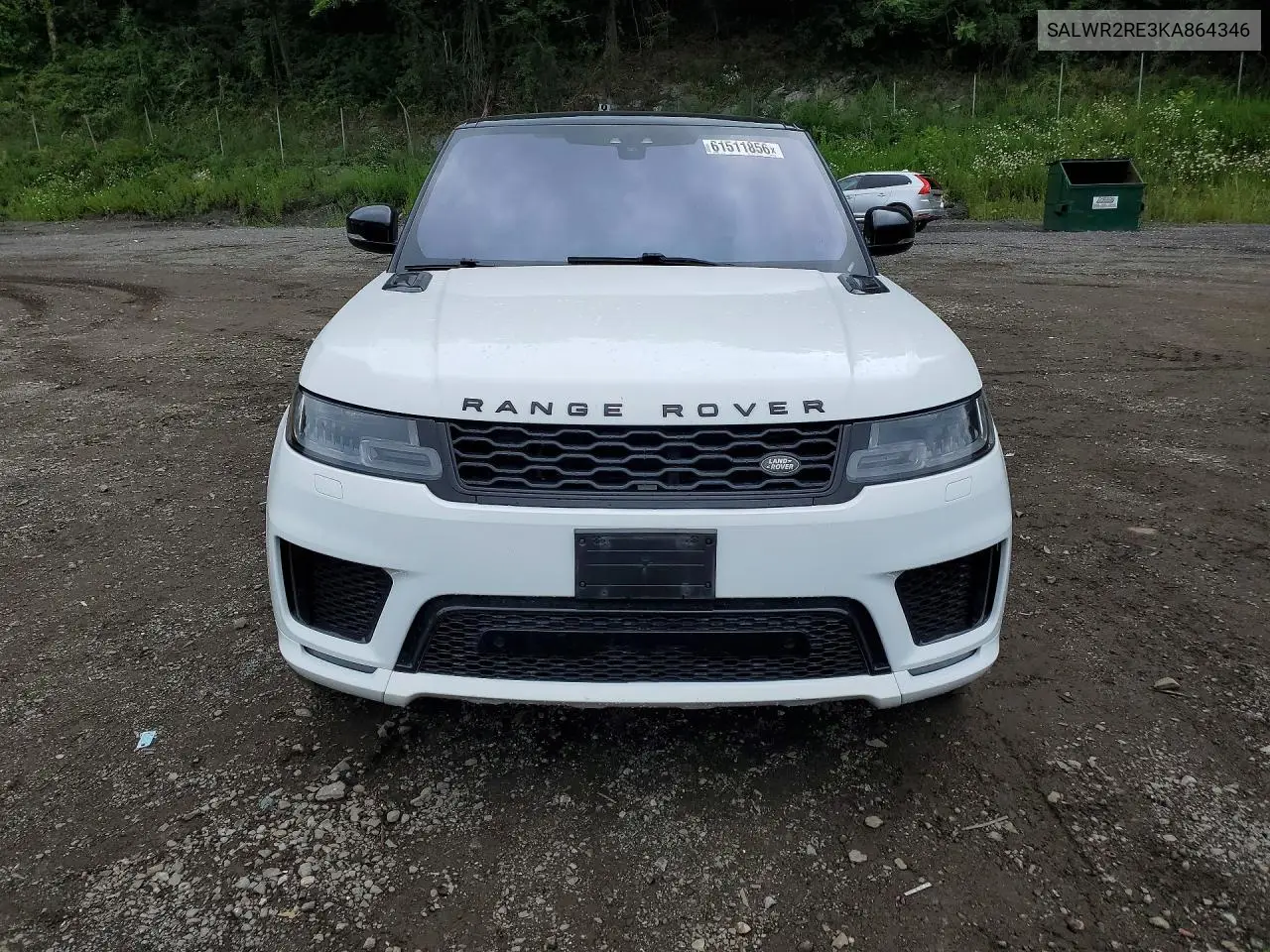 2019 Land Rover Range Rover Sport Supercharged Dynamic VIN: SALWR2RE3KA864346 Lot: 61511856
