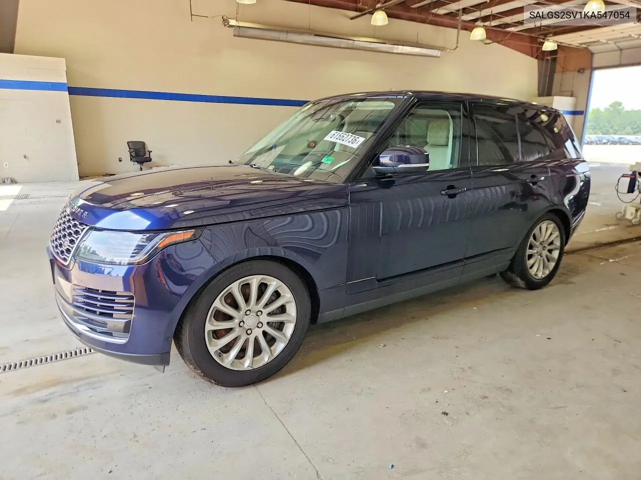 2019 Land Rover Range Rover Hse VIN: SALGS2SV1KA547054 Lot: 61552736