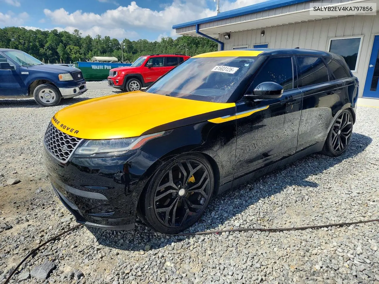 2019 Land Rover Range Rover Velar S VIN: SALYB2EV4KA797856 Lot: 61603126