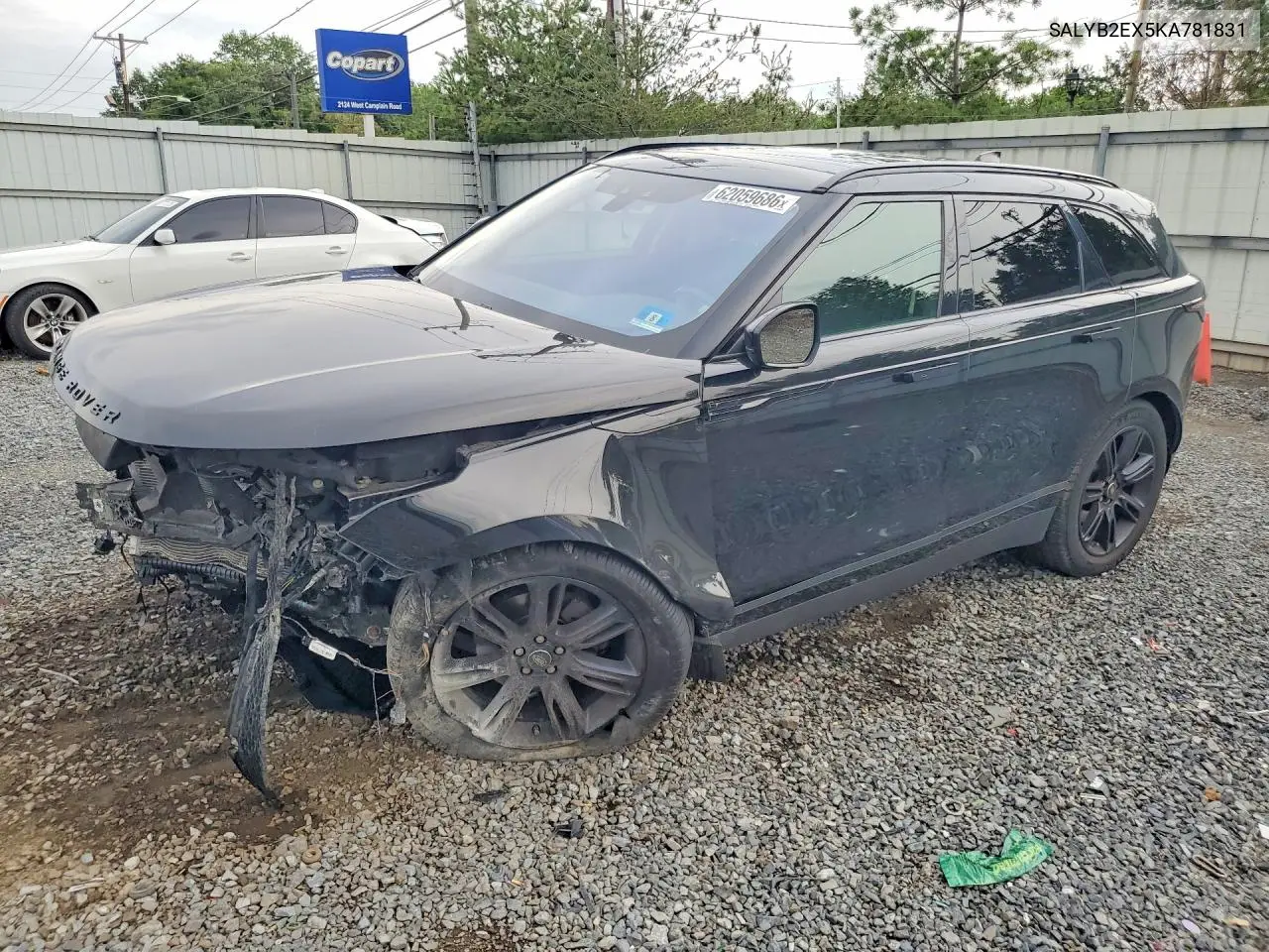 2019 Land Rover Range Rover Velar S VIN: SALYB2EX5KA781831 Lot: 62059686