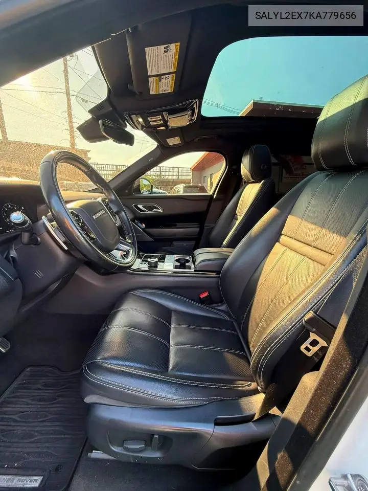 2019 Land Rover Range Rover Velar R-Dynamic Se VIN: SALYL2EX7KA779656 Lot: 62197666